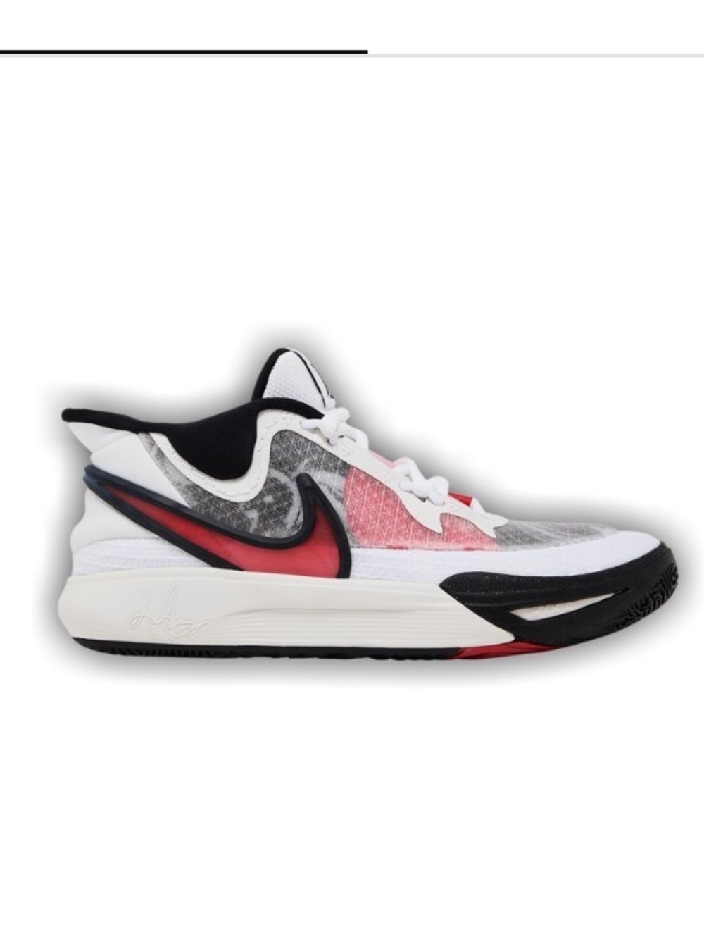 Nike Youth Kids size 5 KYRIE GO GS “white, university red”
